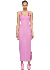 Miaou SSENSE Exclusive Pink Thais Maxi Dress