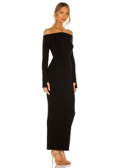 Michael Costello x REVOLVE Off Shoulder Bodycon Maxi Dress