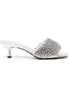 Michael Kors 50mm Amal crystal-embellished sandals