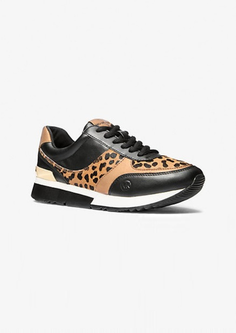 Michael Kors Andi Mixed-Media Trainer