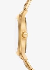 Michael Kors Aspyn Gold-Tone Pavé Watch