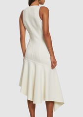 Michael Kors Asymmetrical Draped Midi Dress