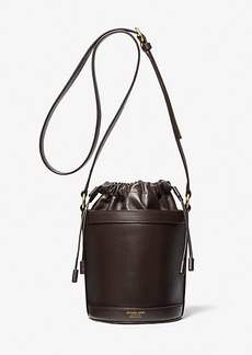 Michael Kors Audrey Medium Leather Bucket Bag