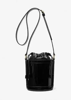 Michael Kors Audrey Medium Patent Leather Bucket Bag