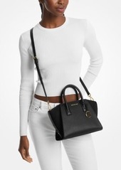 Michael Kors Avril Small Pebbled Leather Satchel