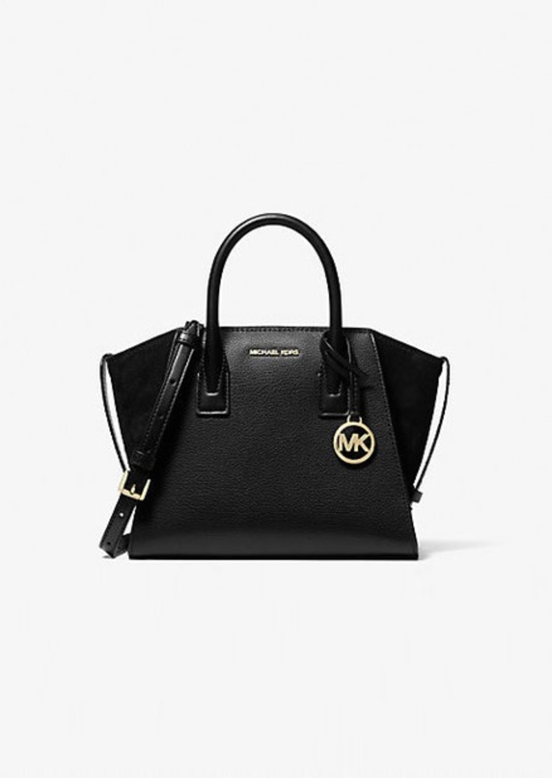 Michael Kors Avril Small Pebbled Leather Satchel