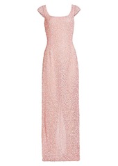 Michael Kors Beaded & Sequin-Embellished Gown