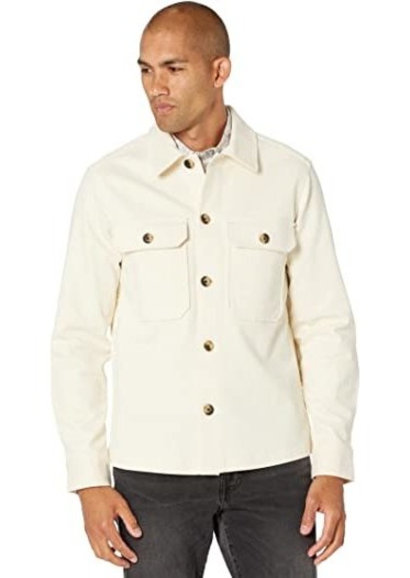 michael kors suede shirt jacket