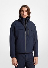 Michael Kors Belgravia Woven Zip-Up Jacket