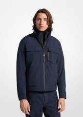 Michael Kors Belgravia Woven Zip-Up Jacket