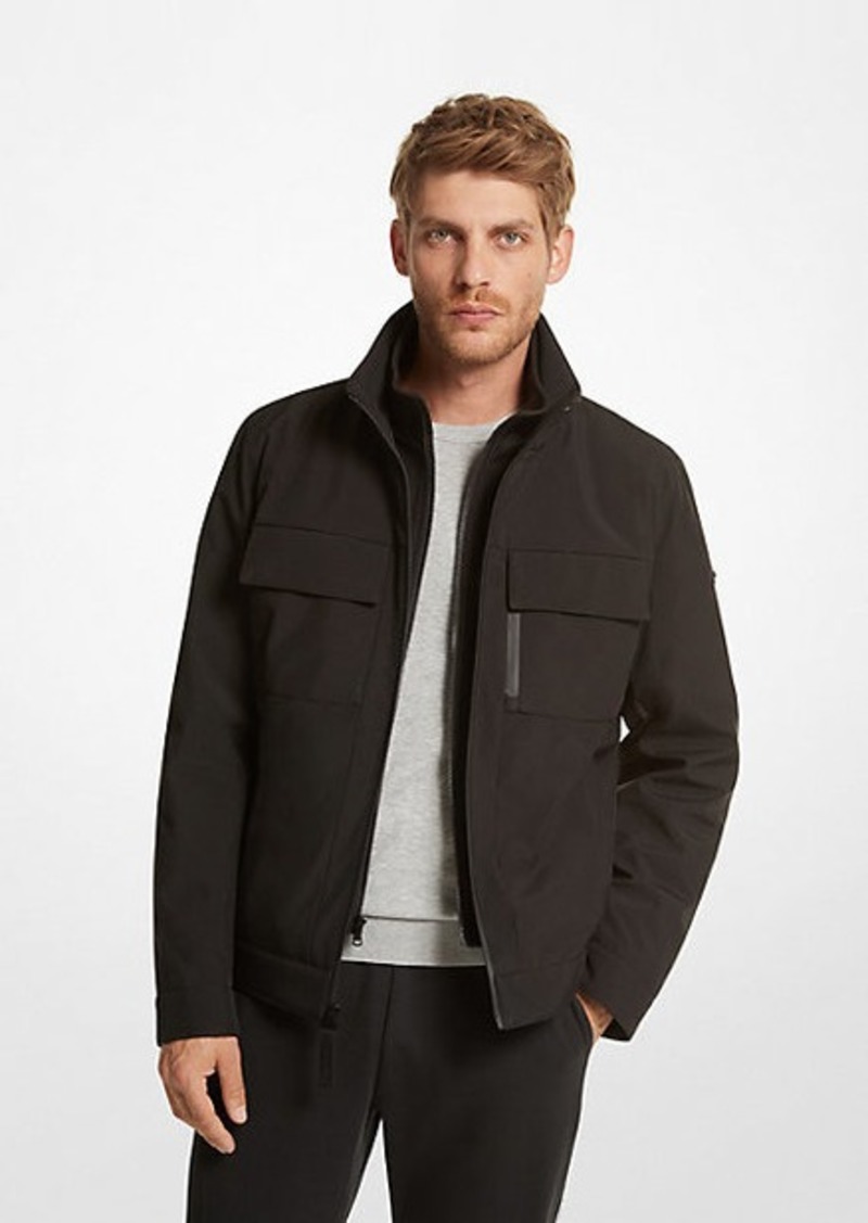 Michael Kors Belgravia Woven Zip-Up Jacket