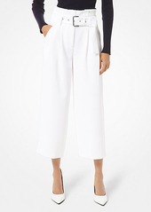 Michael Kors Belted Crepe Trousers