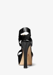 Michael Kors Berkley Leather Platform Sandal