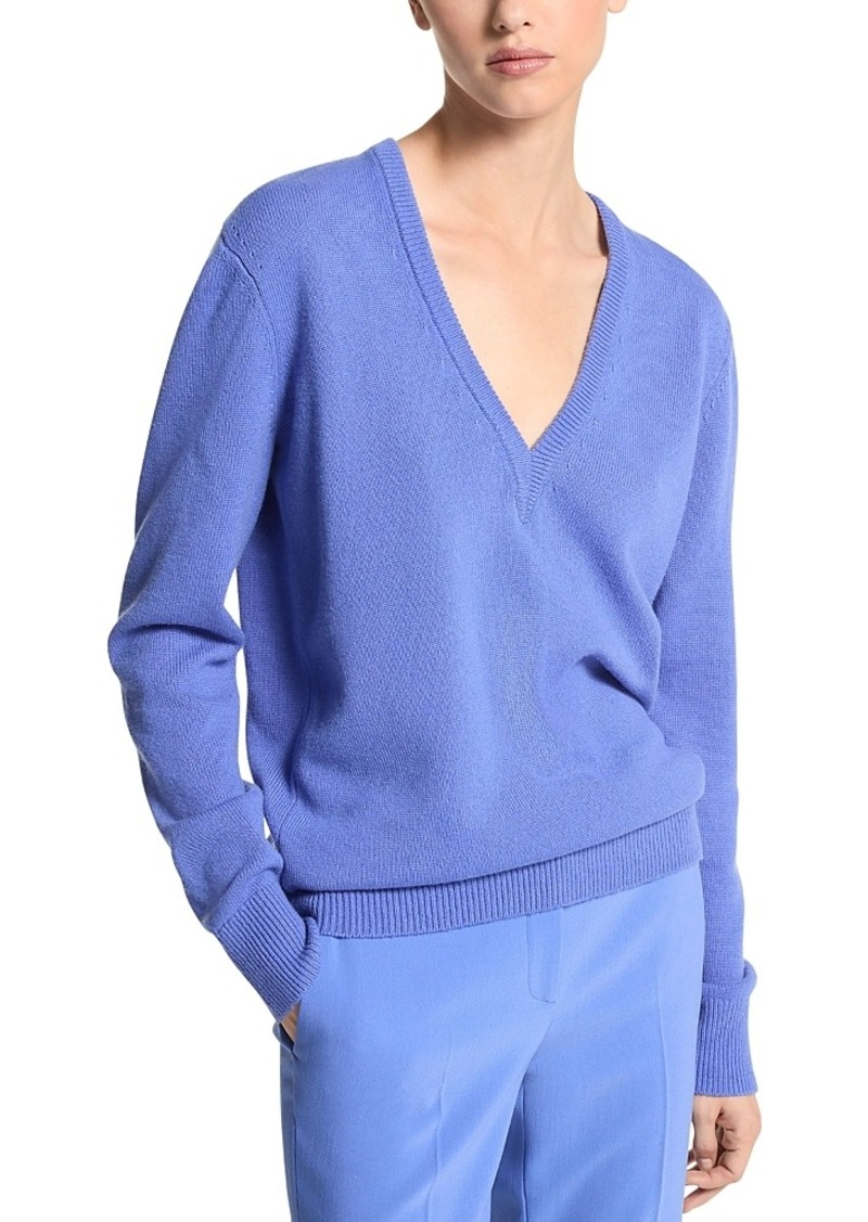 Michael Kors Bloomingdale's Cashmere V Neck Sweater - Exclusive