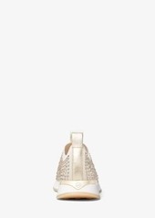 Michael Kors Bodie Embellished Mesh Slip-On Trainer