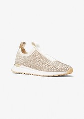 Michael Kors Bodie Embellished Mesh Slip-On Trainer