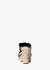 Michael Kors Bradley Leather Wedge Sandal