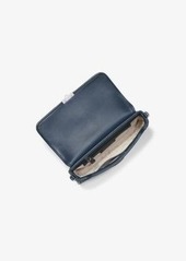 Michael Kors Bradshaw Small Woven Leather Convertible Shoulder Bag