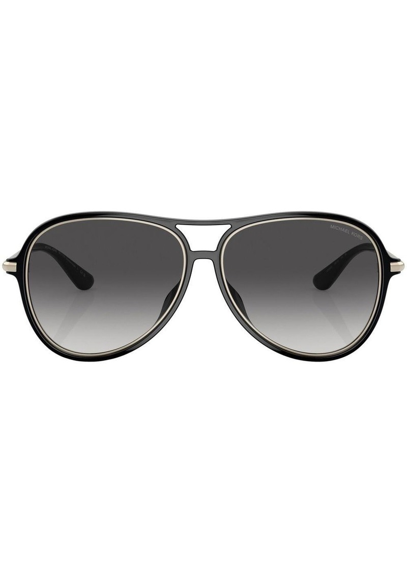 Michael Kors Breckenridge round-frame tinted sunglasses