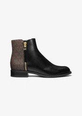 Michael Kors Britt Signature Logo Trim Ankle Boot