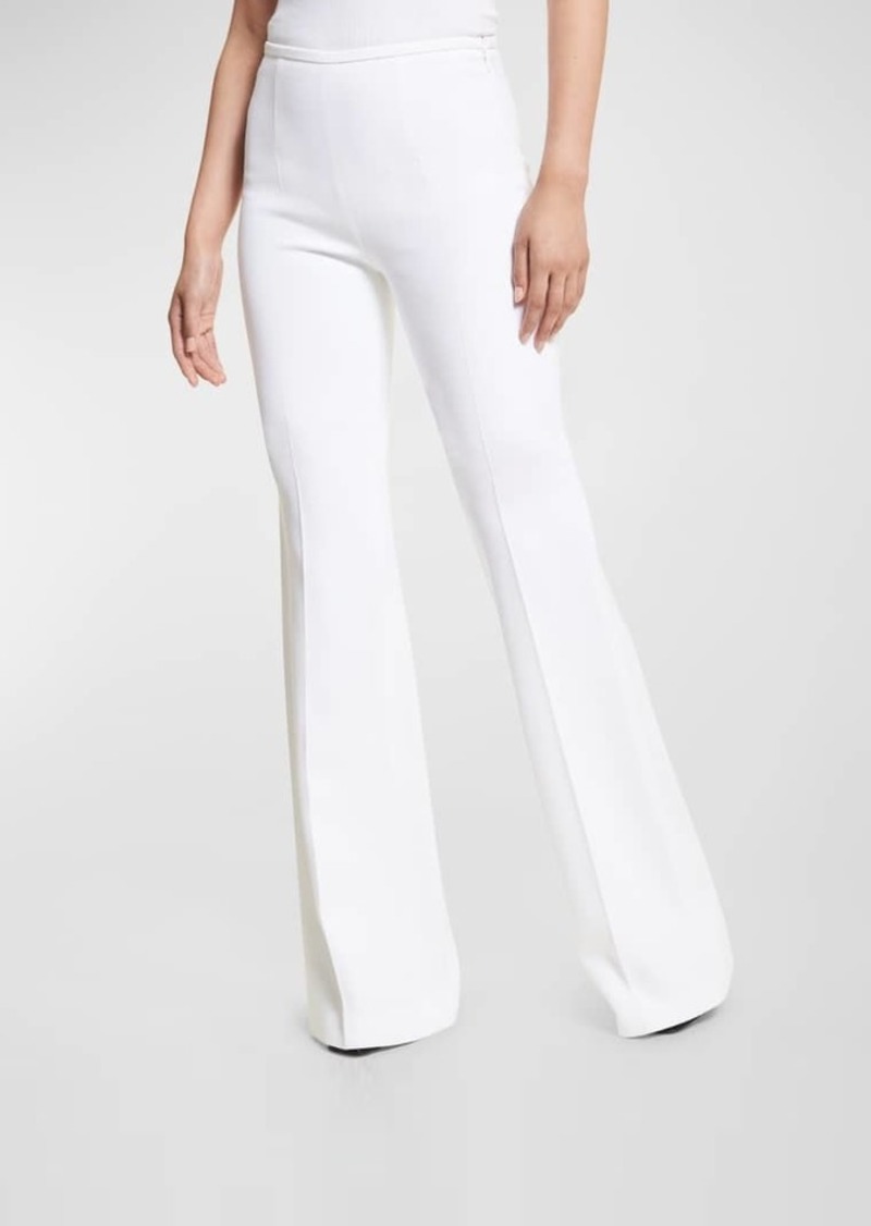 Michael Kors Brooke Side-Zip Flare Pants