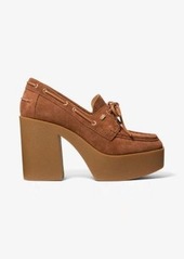 Michael Kors Cameron Suede Platform Loafer