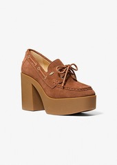 Michael Kors Cameron Suede Platform Loafer