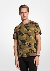 Michael Kors Camouflage Cotton T-Shirt