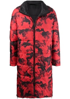 Michael Kors camouflage-print reversible coat