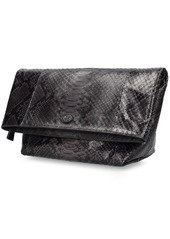 Michael Kors Candice Printed Leather Soft Clutch