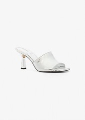 Michael Kors Cara Metallic Snake Embossed Mule