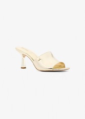 Michael Kors Cara Metallic Snake Embossed Mule