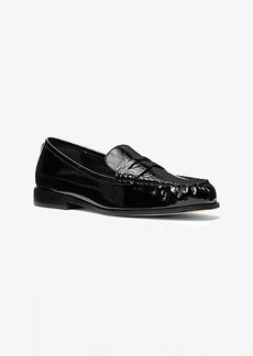 Michael Kors Carlson Crackled Patent Leather Loafer