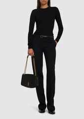 Michael Kors Carolyn Crepe Sable Straight Pants