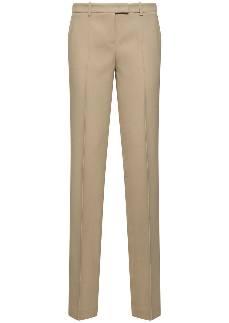 Michael Kors Carolyn Crepe Sable Straight Pants