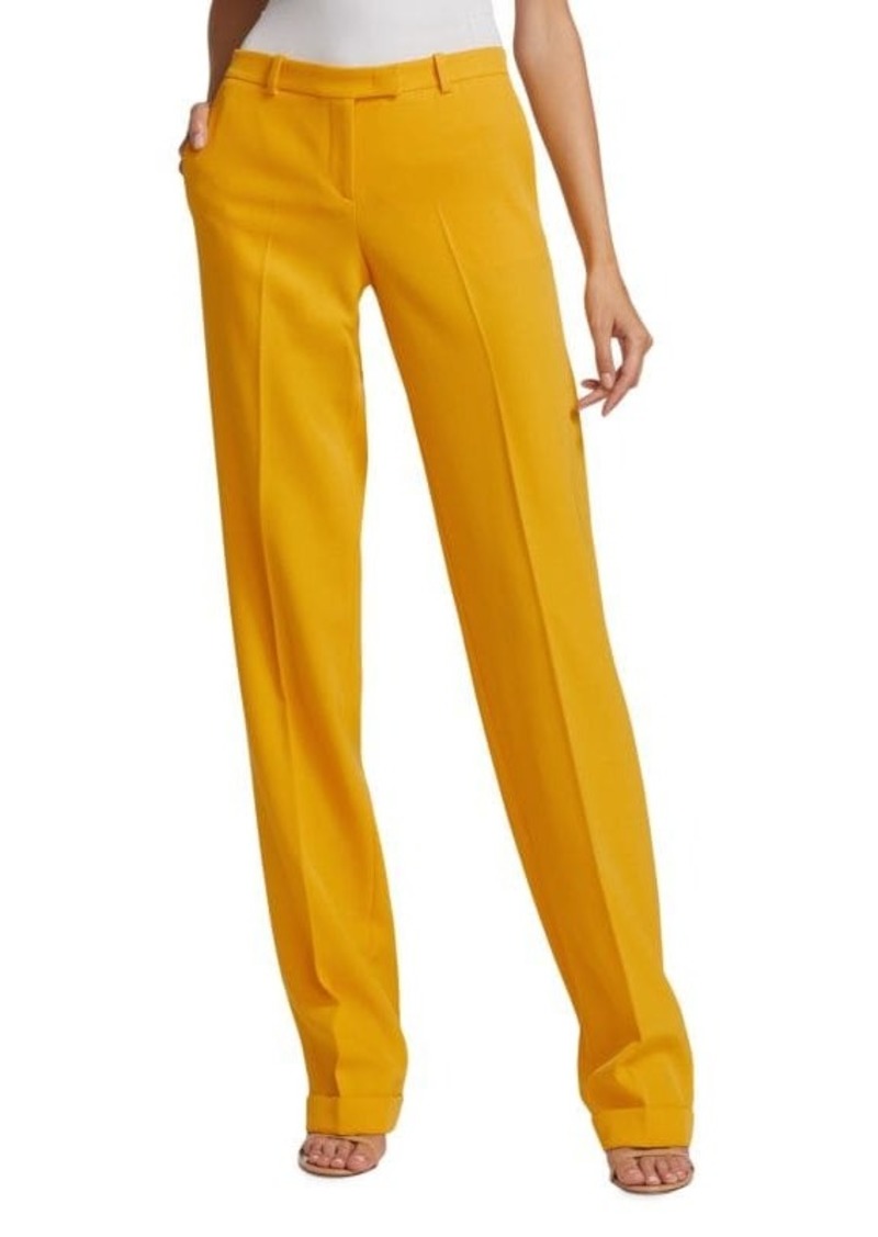 Michael Kors Carolyn Wool Straight Leg Pants