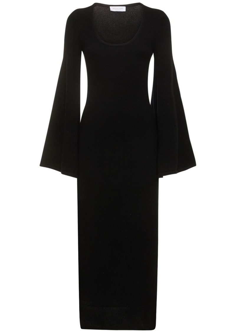 Michael Kors Cashmere Blend Midi Dress