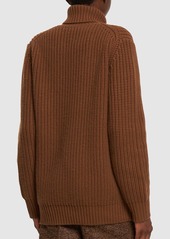 Michael Kors Cashmere Rib Knit Turtleneck Sweater