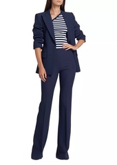 Michael Kors Cate Ruched-Sleeve Blazer