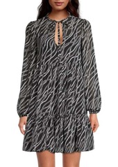 MICHAEL Michael Kors Chain Print Tent Mini Dress