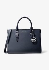 Michael Kors Charlotte Medium Saffiano Leather 2-in-1 Satchel Bag