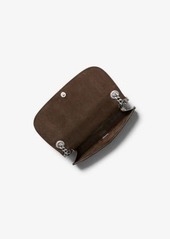Michael Kors Christie Mini Python Embossed Leather Envelope Bag