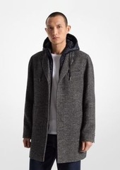 Michael Kors Coatbridge 2-in-1 Herringbone Wool Blend Coat