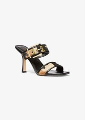 Michael Kors Colby Camouflage Print Calf Hair Sandal