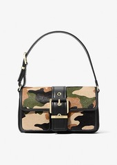 Michael Kors Colby Medium Camouflage Print Calf Hair Shoulder Bag