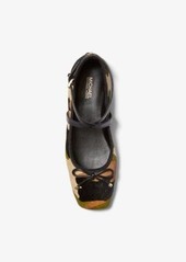 Michael Kors Collette Camouflage Print Calf Hair Ballet Flat