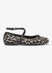 Michael Kors Collette Leopard Print Calf Hair Ballet Flat