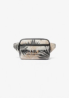 Michael Kors Cooper Slim Palm Jacquard Belt Bag