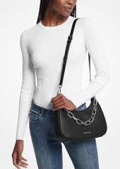Michael Kors Cora Large Pebbled Leather Shoulder Bag