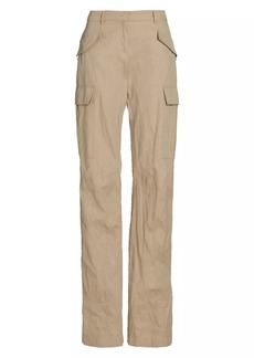 Michael Kors Cotton-Blend Slim-Fit Cargo Trousers